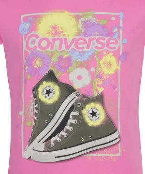 Sweat Flores Menina Converse