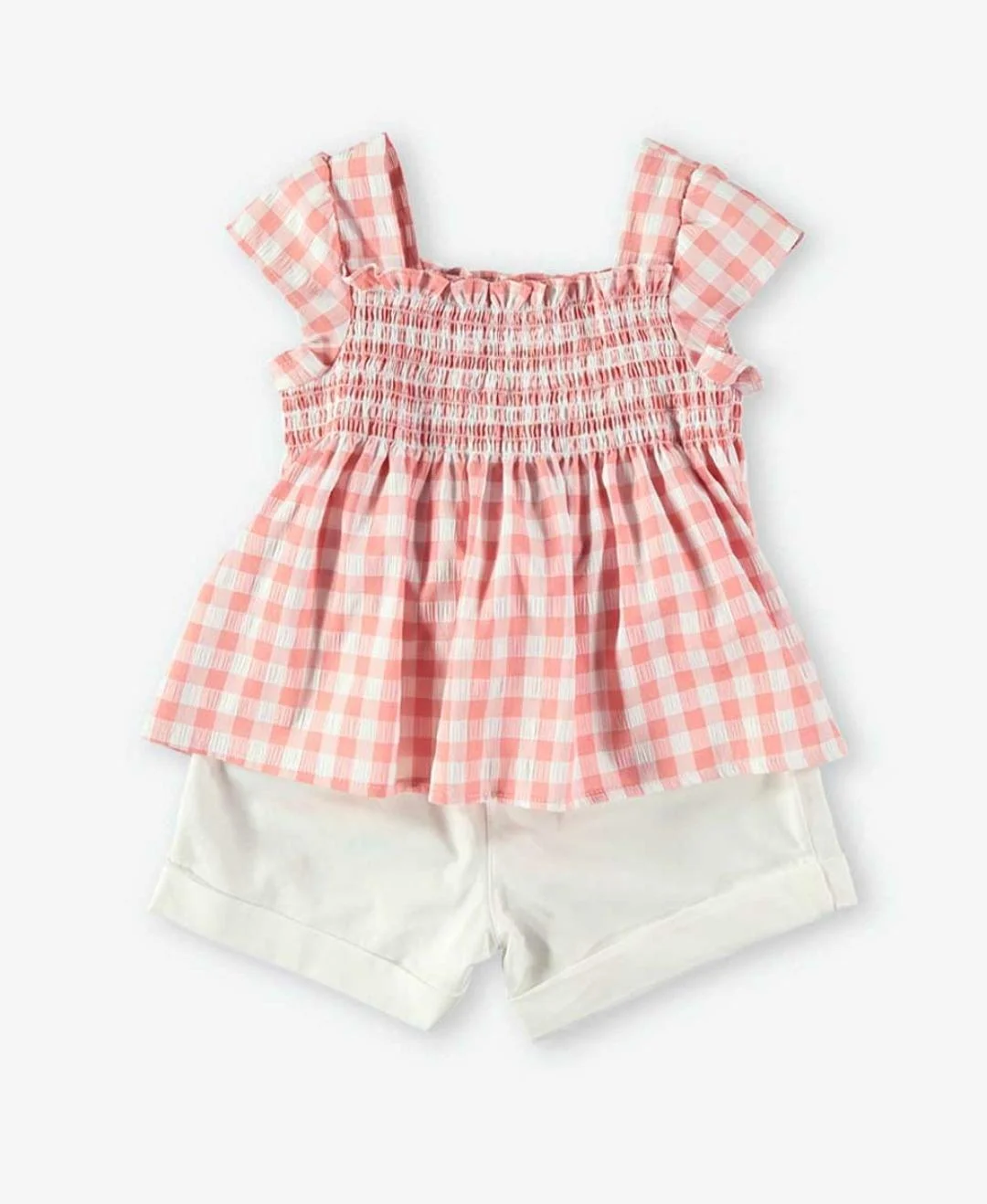 Conjunto Menina Calção Coco Aqua