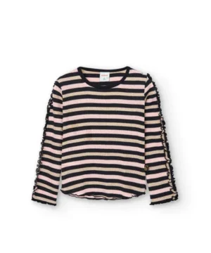 Sweat Riscas Menina Boboli