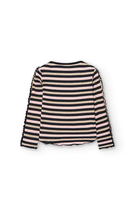 Sweat Riscas Menina Boboli