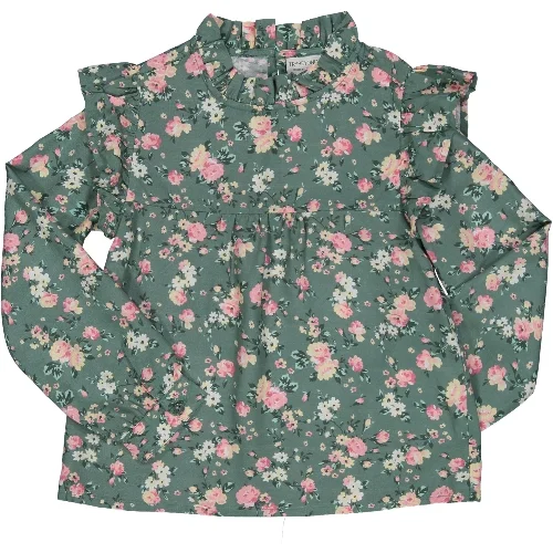 Tunica Floral Menina Birba