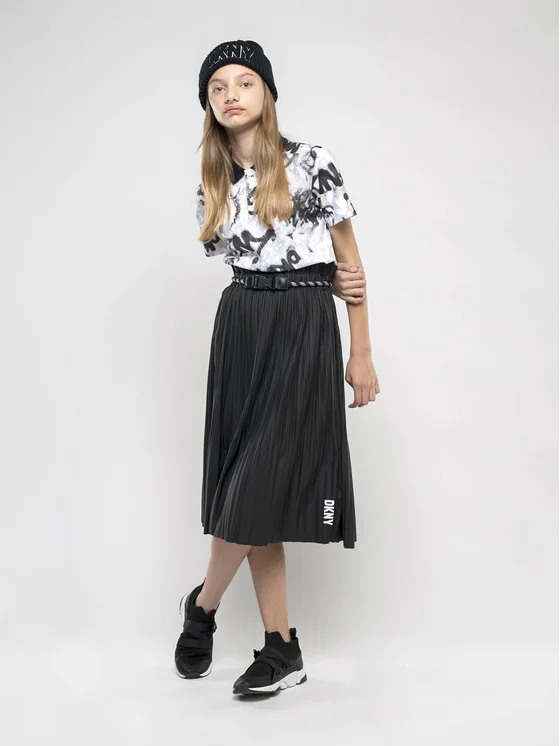 Saia Plissada DKNY