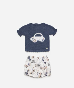 Conjunto Cuequinha Carrinho Juliana