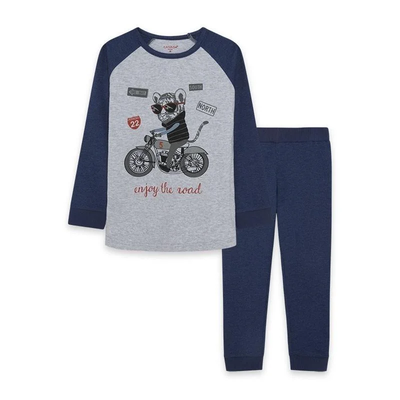 Pijama Menino MOTORCYCLE CH