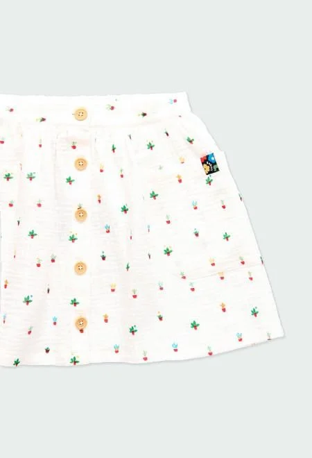 Saia Flores Menina Boboli