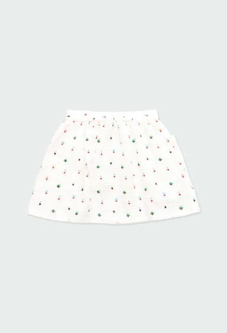 Saia Flores Menina Boboli