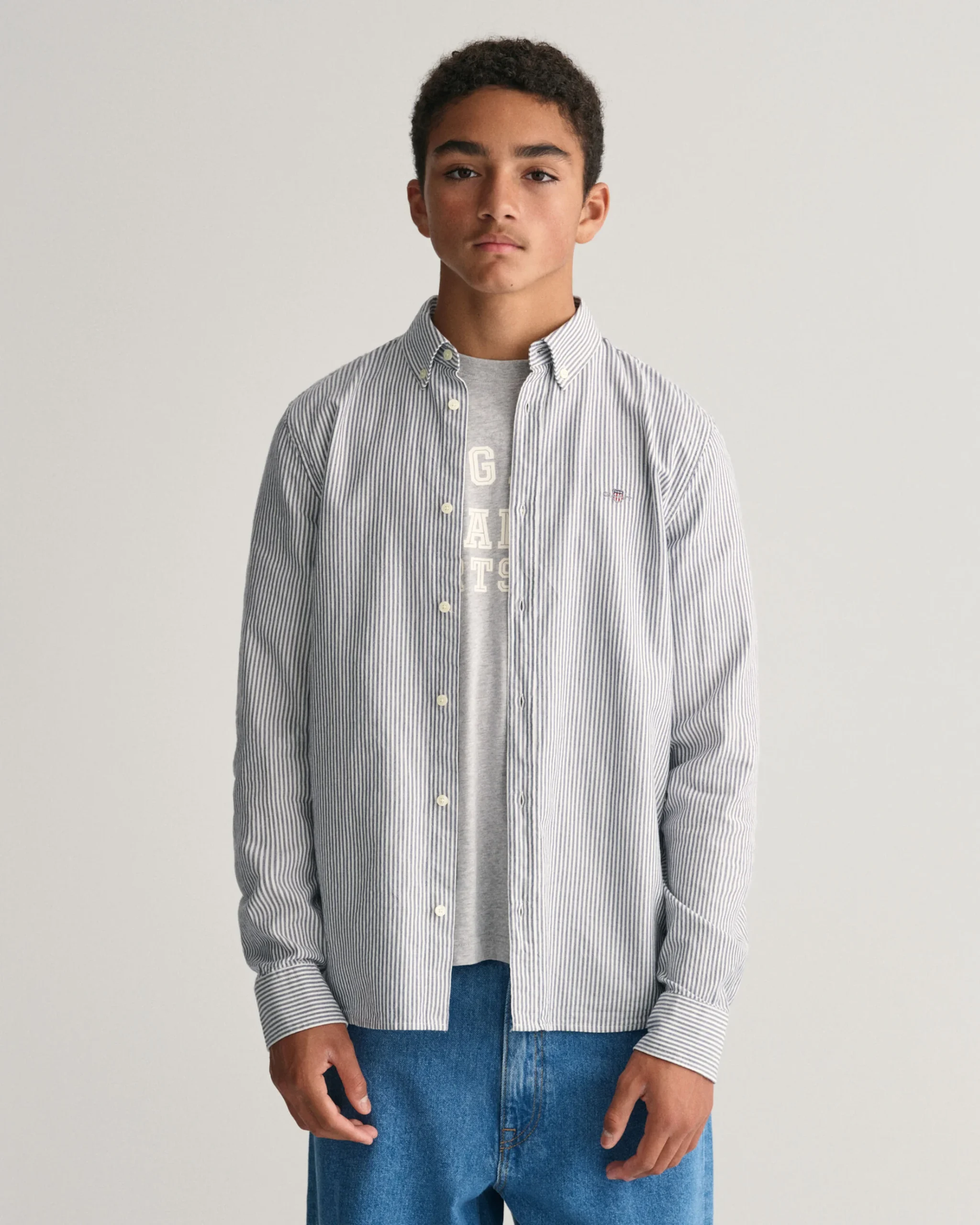 Camisa Oxford Gant Menino