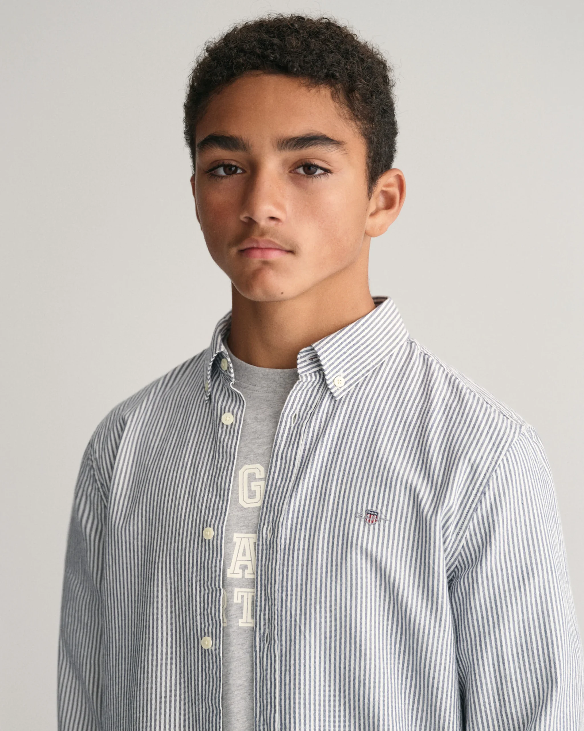Camisa Oxford Gant Menino