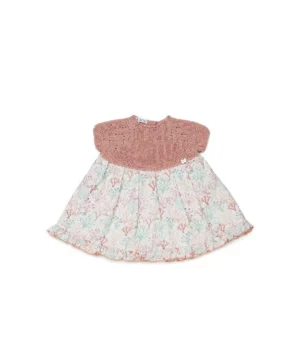 Vestido Malha Coral