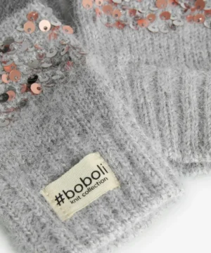 Luvas Tricot Lantejoilas Boboli