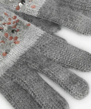 Luvas Tricot Lantejoilas Boboli