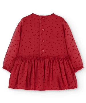 Vestido Corações Menina Boboli