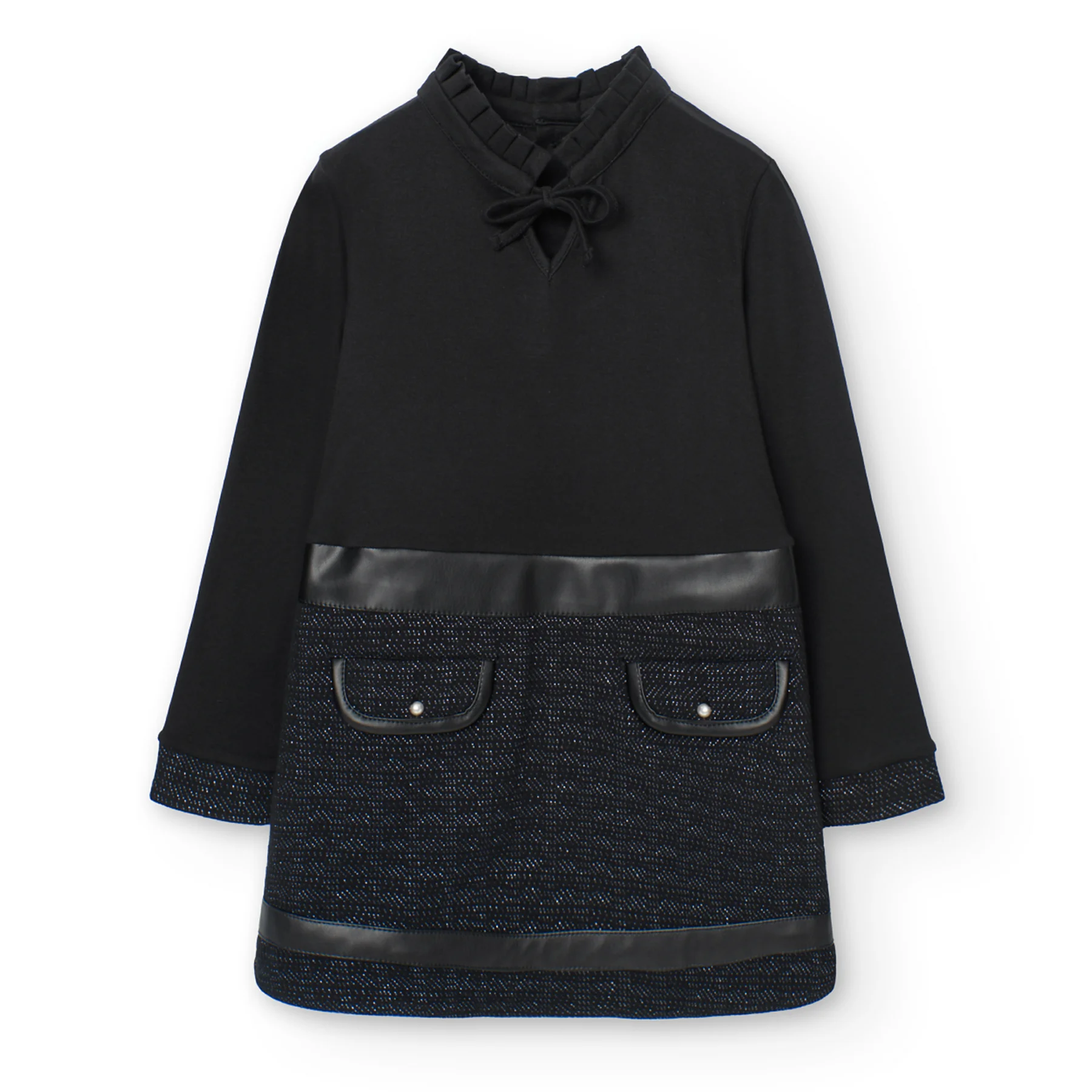 Vestido Malha Menina Boboli