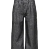 Calça Prateada Menina DKNY