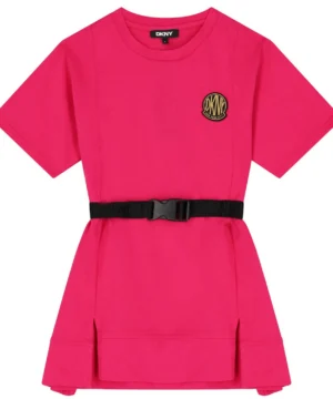 Vestido com Cinto DKNY