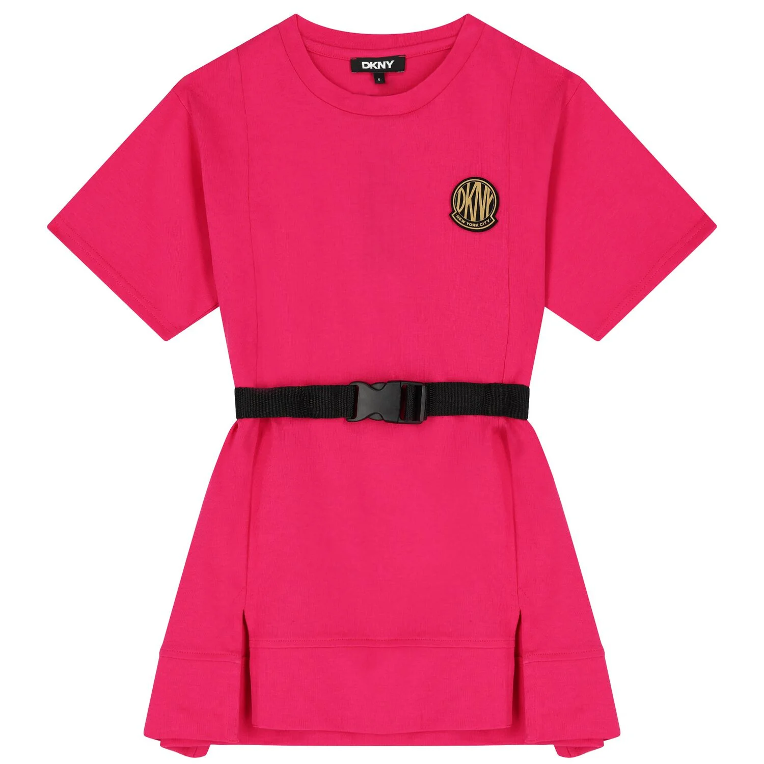 Vestido com Cinto DKNY