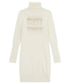 Vestido Gola Alta Guess