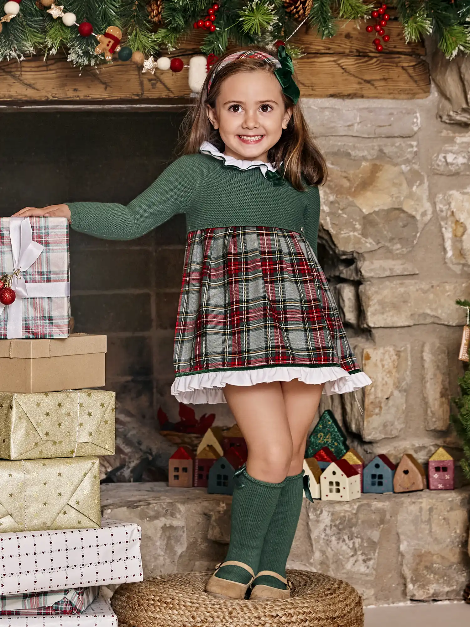 Vestido Quadrados Bebe Juliana