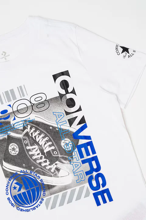 Tshirt Sapatilhas Menino Converse