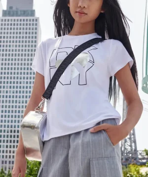 Tshirt Coração Menina DKNY