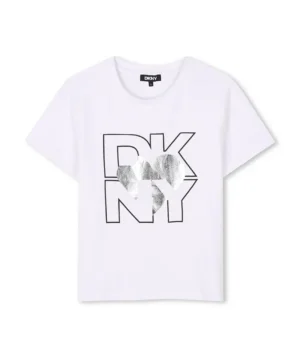 Tshirt Coração Menina DKNY
