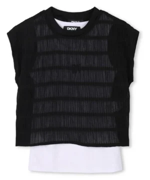 Tshirt Tule Menina DKNY