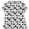Blusa Menina Corações DKNY