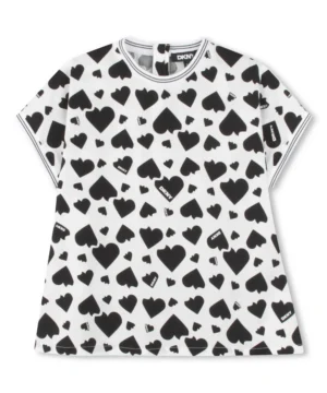 Blusa Menina Corações DKNY