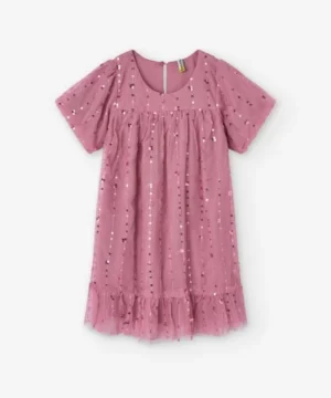 Vestido Tule Lantejoilas Losan