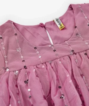 Vestido Tule Lantejoilas Losan