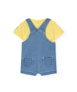 Conjunto Jardineira Panda Boboli