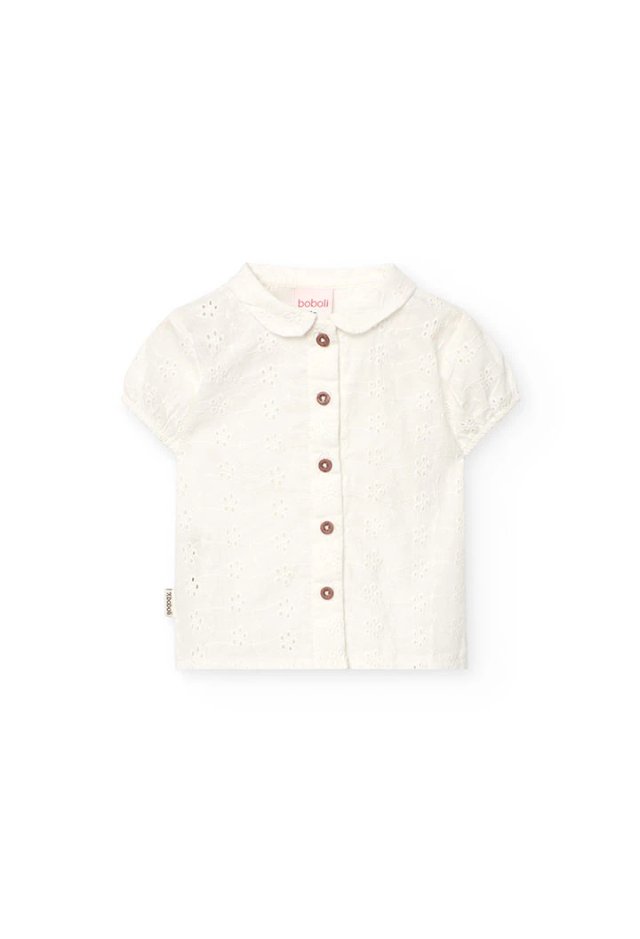 Blusa Bordada Menina Boboli