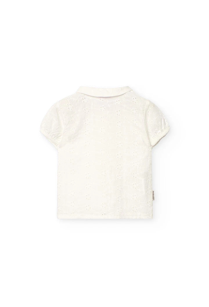 Blusa Bordada Menina Boboli