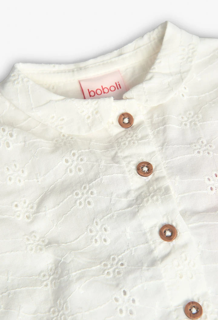 Blusa Bordada Menina Boboli