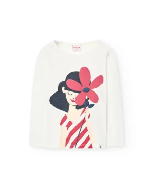 Tshirt Flor Menina Boboli