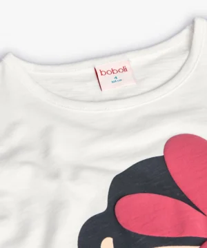 Tshirt Flor Menina Boboli