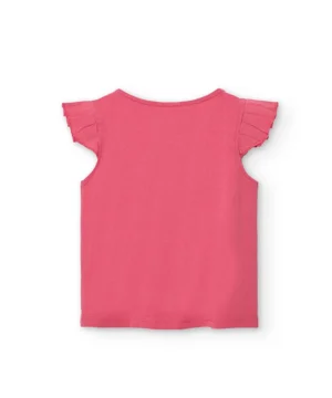 Tshirt Folhos Menina Boboli