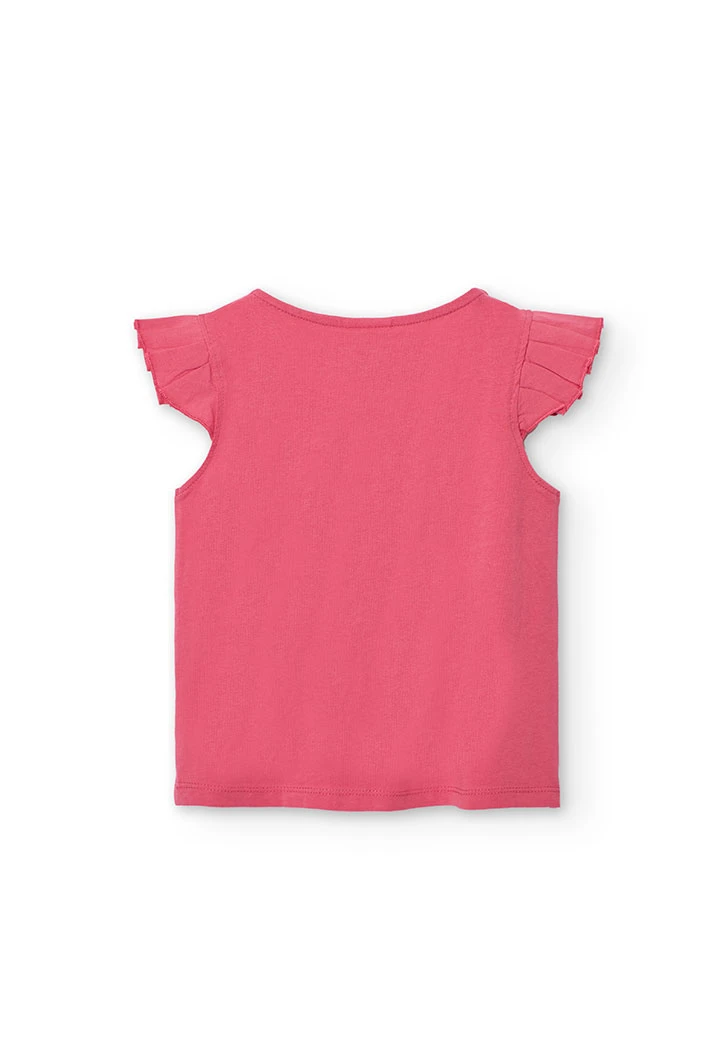 Tshirt Folhos Menina Boboli