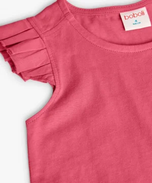 Tshirt Folhos Menina Boboli