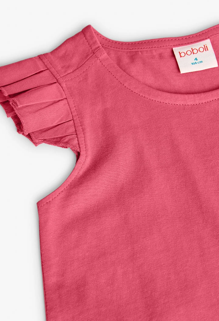 Tshirt Folhos Menina Boboli
