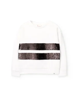 Sweat Lantejoulas Menina Boboli