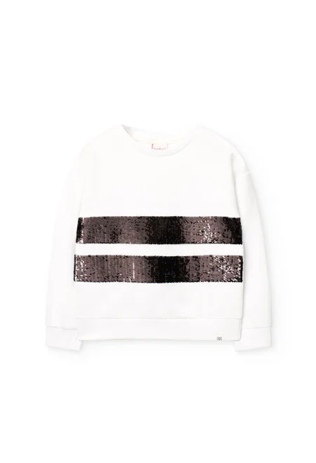 Sweat Lantejoulas Menina Boboli