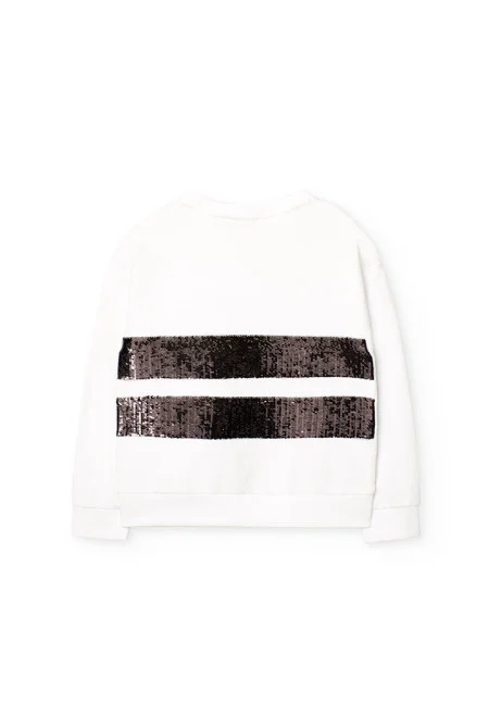 Sweat Lantejoulas Menina Boboli