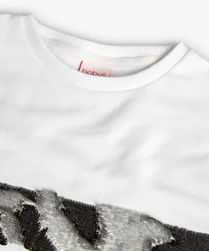 Sweat Lantejoulas Menina Boboli