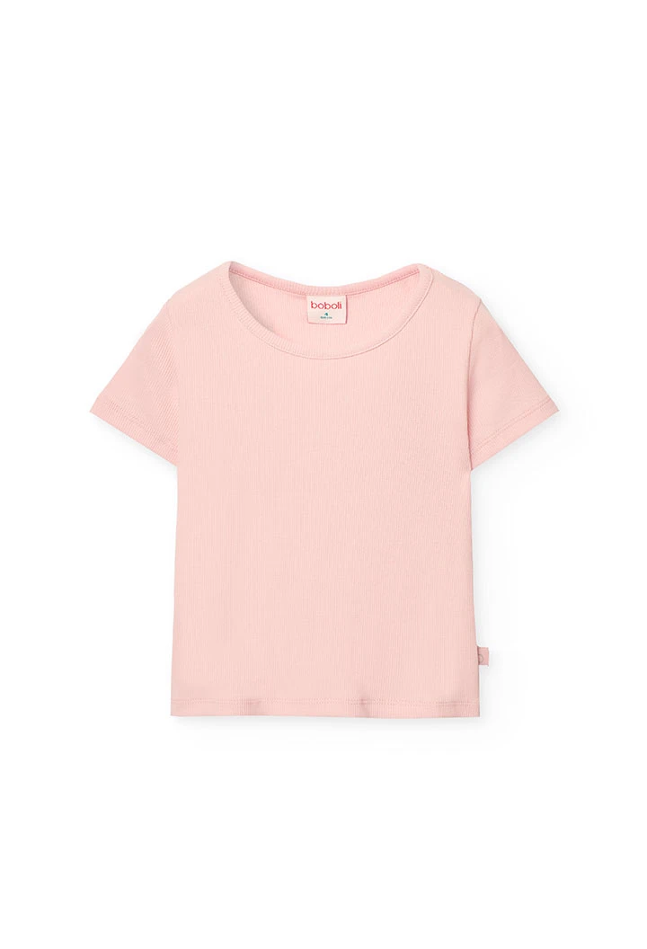 Tshirt Canelada Menina Boboli