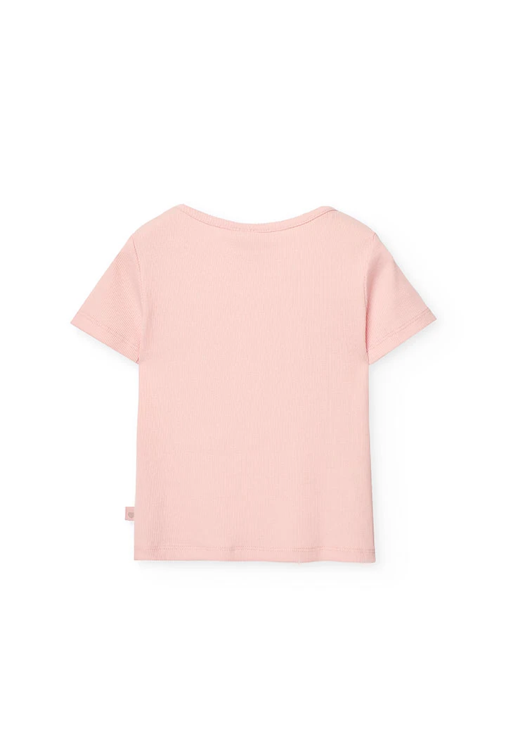 Tshirt Canelada Menina Boboli