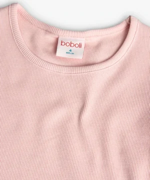 Tshirt Canelada Menina Boboli
