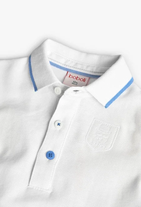 Polo Piqué Menino Boboli