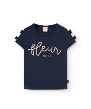 Tshirt Fleur Menina Boboli