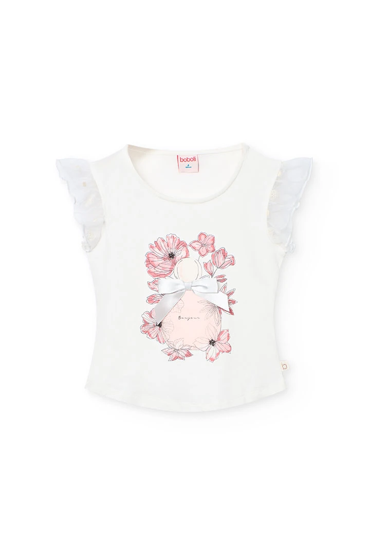 Tshirt Bonjour Menina Boboli